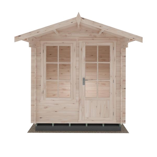 Crinan 7 x 7 Log Cabin, Brown colour ,image 1