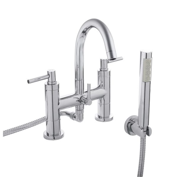 Bath Shower Mixer - Hudson Reed TEL354 Chrome, Chrome colour ,image 1
