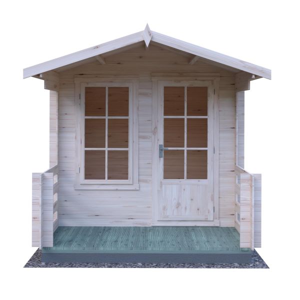 Maulden 8 x 8 Log Cabin with Verandah