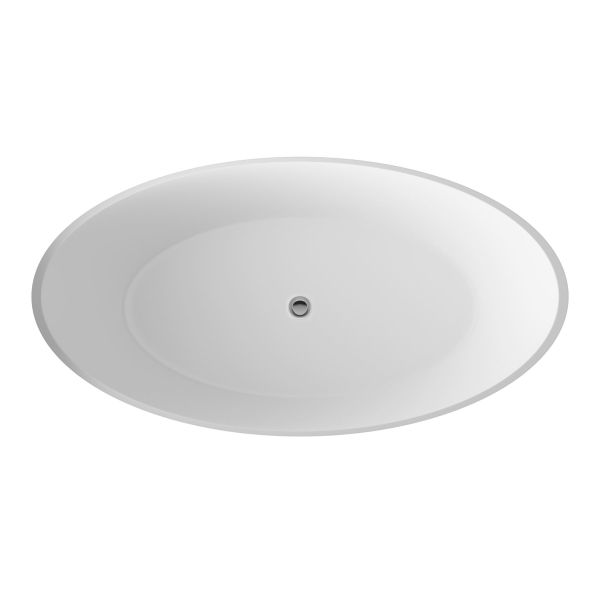 Freestanding Bath - Hudson Reed NBB001 White, White colour ,image 1