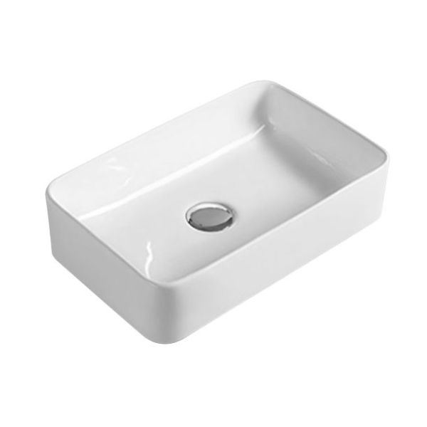 Rectangular Vessel - Hudson Reed NBV179 White, White colour ,image 1