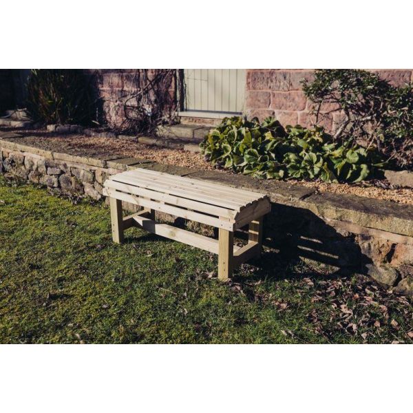 Churnet Backless Bench By Churnet Valley, Wood colour ,image 1