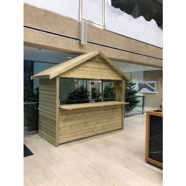 3M X 1.2M Indoor Chalet By Churnet Valley, Wood colour ,image 1