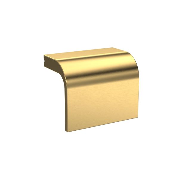 Square Drop Handle - Hudson Reed H312 Brushed Brass, Brass colour ,image 1
