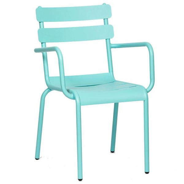 Anzio 855 x 590 Metal Arm Chair - Blue, Blue colour ,image 1