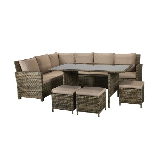 Charlotte Corner Dining In Nature/Brown, Brown colour ,image 1