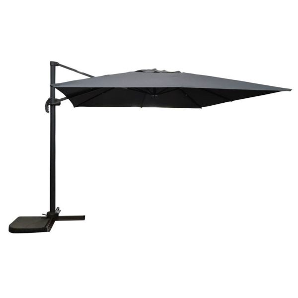 Parasol 3.5 Square Roma Grey, Grey colour ,image 1