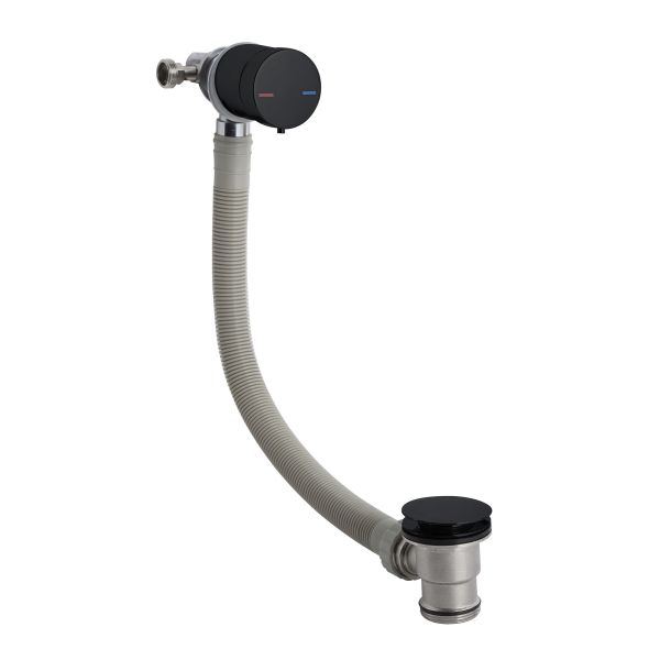 Freeflow Bath Filler - Nuie E401 Matt Black, Matt Black colour ,image 1