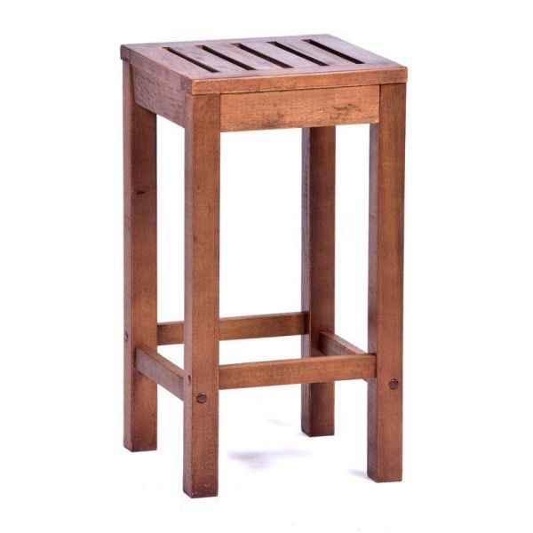 Melton 650 x 350 Wooden Bar Stool Mid-height (2 in Box), Neutrals colour ,image 1