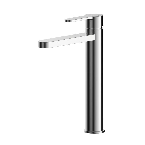High-Rise Mono Basin Mixer (No Waste) - Nuie ARV370 Chrome, Chrome colour ,image 1