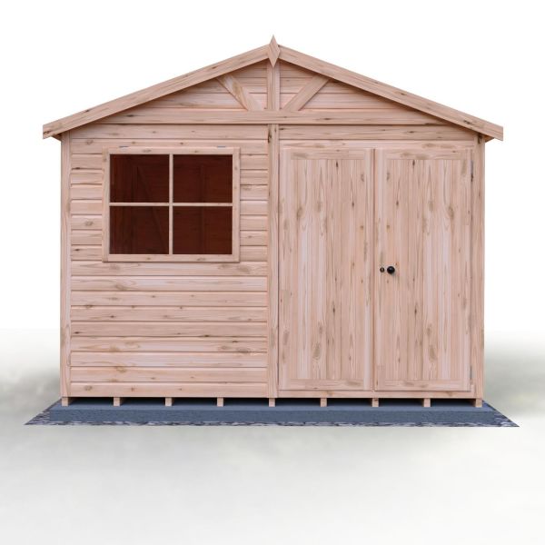 Mammoth 10 x 20 Double Door Loglap Shed