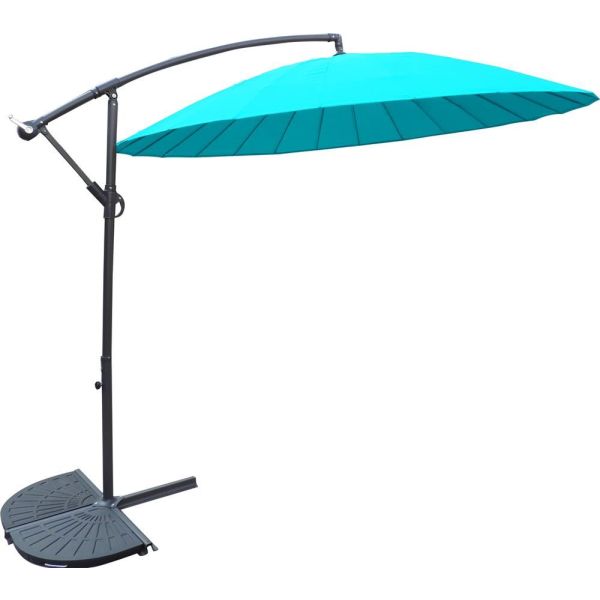 3M Blue Shanghai Cantilever Parasol, Blue colour ,image 1