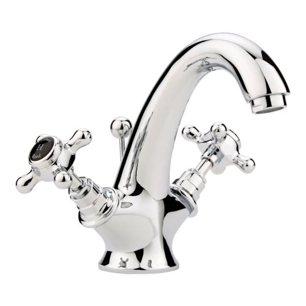 Mono Basin Mixer - Hudson Reed BC405HX Chrome, Black/Chrome colour ,image 1