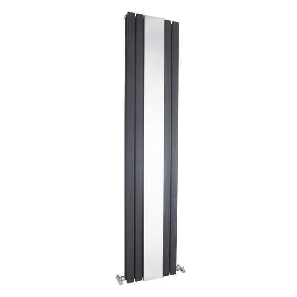 Double Panel Designer Radiator - Hudson Reed HLA84 Anthracite, Anthracite colour ,image 1