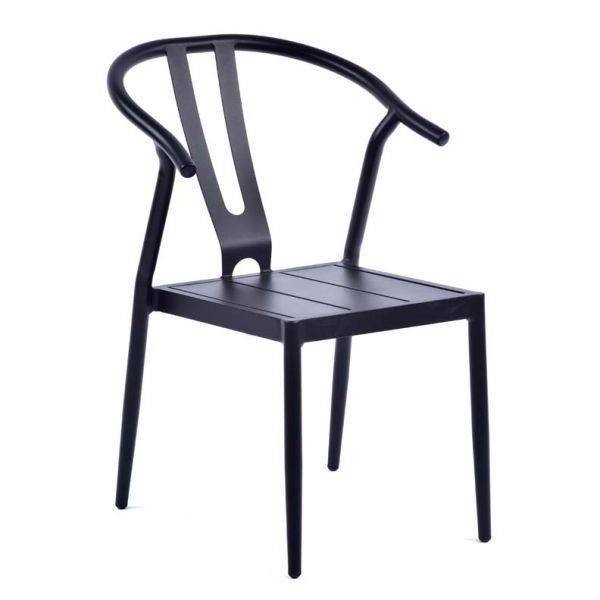 Matador 810 x 560 Metal Side chair - Black, Black colour ,image 1