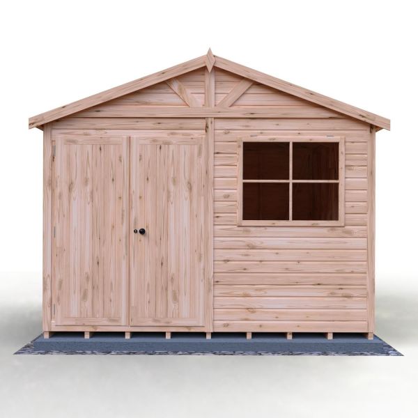 Mammoth 10 x 10 Double Door Loglap Shed