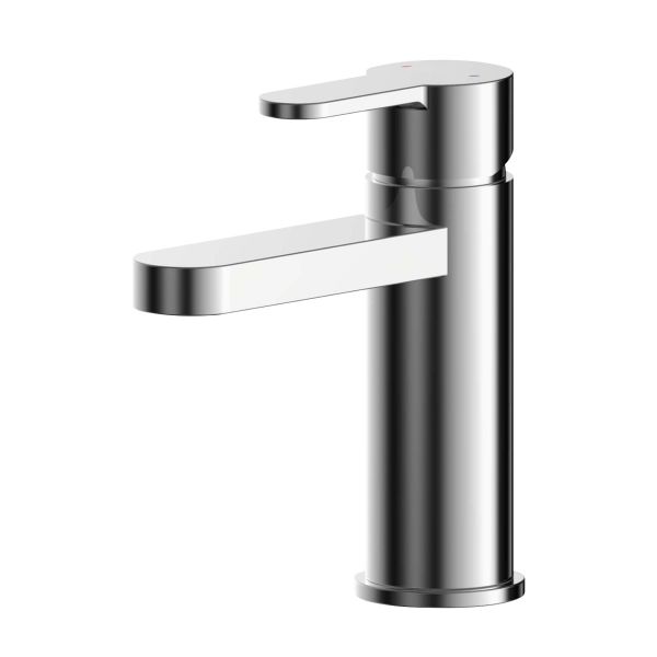 Mono Basin Mixer With Push Button Waste - Nuie ARV305 Chrome, Chrome colour ,image 1