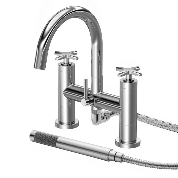Bath Shower Mixer - Nuie CLX354 Chrome, Chrome colour ,image 1