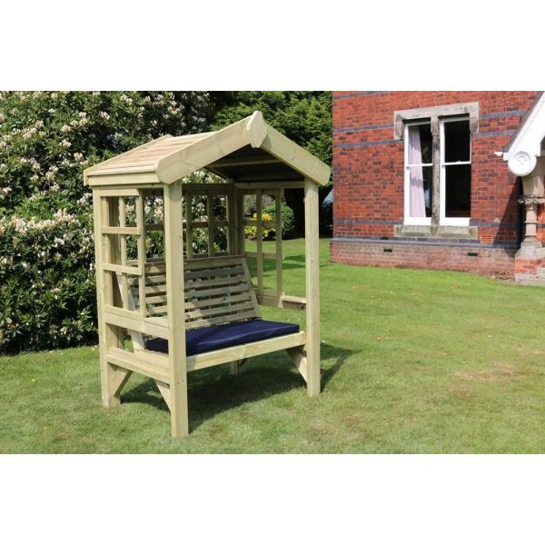 Cottage Arbour Trellis Sits 2 By Churnet Valley, Wood colour ,image 1