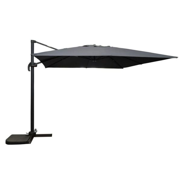 Parasol 3M Square Canteliver Grey, Grey colour ,image 1