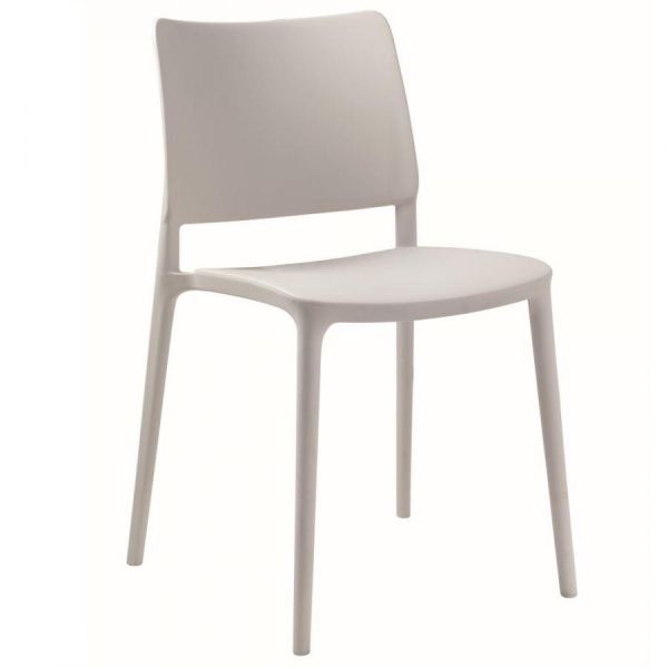 Joy-S Plastic Side Chair -  Grey, Grey colour ,image 1