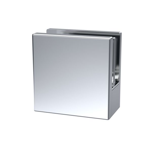 Wetroom Screen Support Foot - Hudson Reed WRSF001 Chrome, Polished Chrome colour ,image 1
