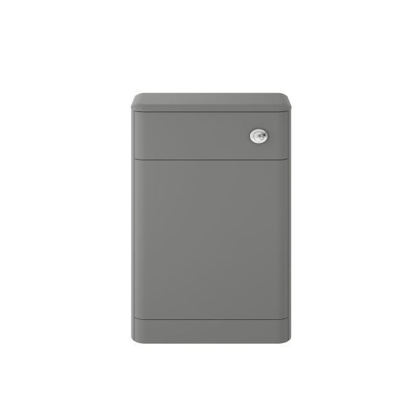 550mm WC Unit - Hudson Reed CUR241 Cool Grey, Grey colour ,image 1
