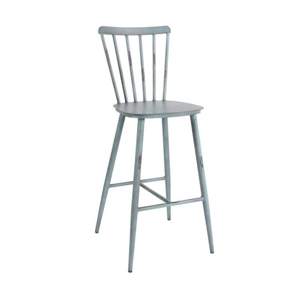 Pula 850 x 510 Metal Bar Chair - Vintage Blue, Blue colour ,image 1