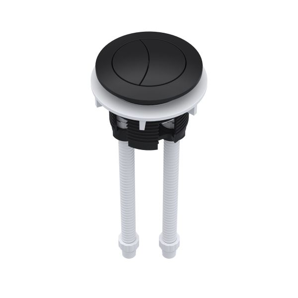 Black Cistern Push Button - Hudson Reed CPB401 Black, Black colour ,image 1