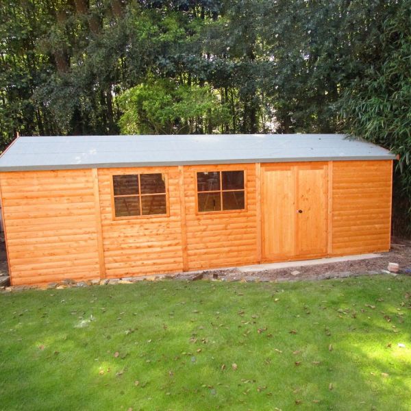 Mammoth 12 x 30 Double Door Shiplap Shed
