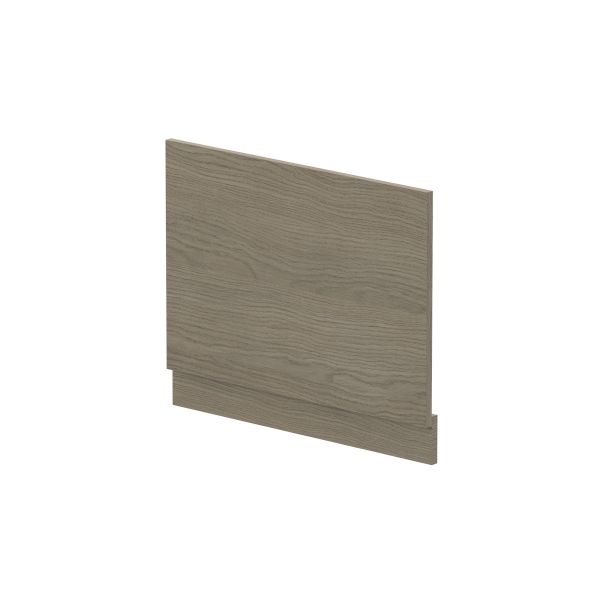 Straight End Panel & Plinth (700) - Hudson Reed MPD2511 Oak, Oak colour ,image 1