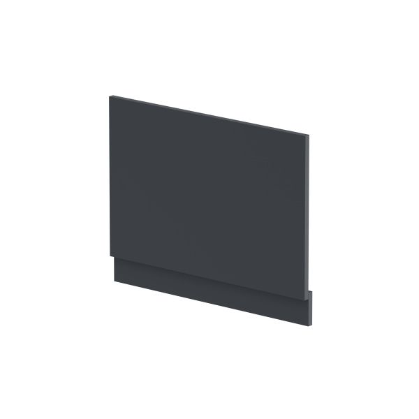 Straight End Panel & Plinth (750) - Hudson Reed BPR1412 Black, Black colour ,image 1