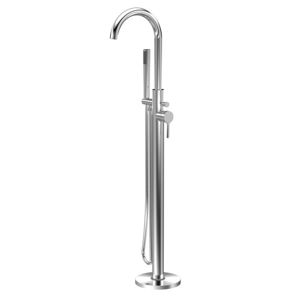 Tec Floor Standing Bath Shower Mixer - Nuie CLX321 Chrome, Chrome colour ,image 1