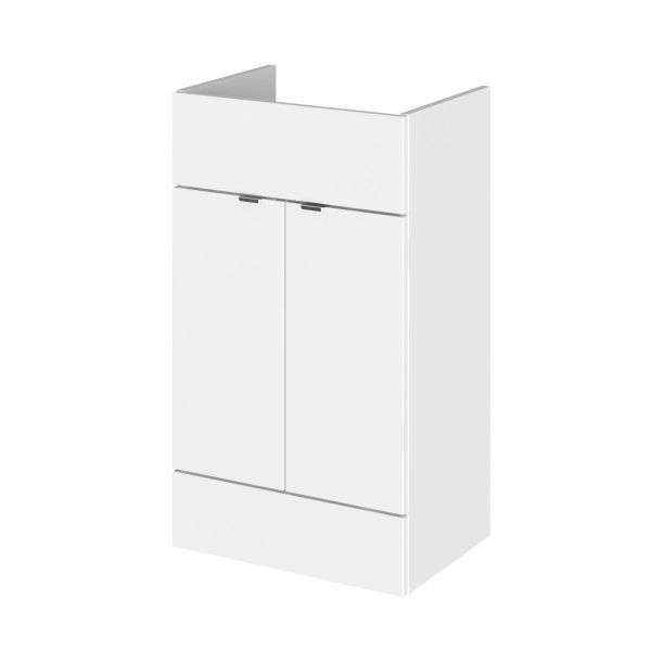 500mm Vanity Unit - Hudson Reed OFF106 Gloss White, White colour ,image 1