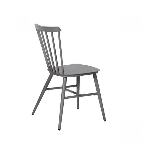 Pula 850 x 530 Metal Side Chair - Vintage Grey, Grey colour ,image 1