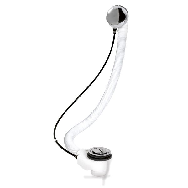 Pop Up Bath Waste - Hudson Reed EA333 Chrome, Chrome colour ,image 1