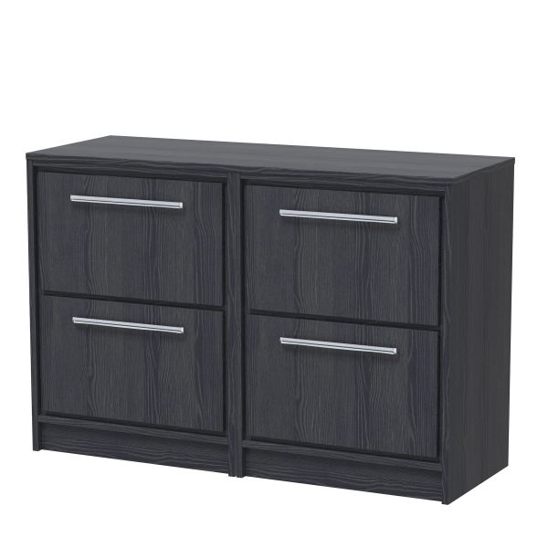1200mm Floor Standing 4-Drawer Vanity with Worktop - Hudson Reed LIL2233W2 Grey, Grey colour ,image 1