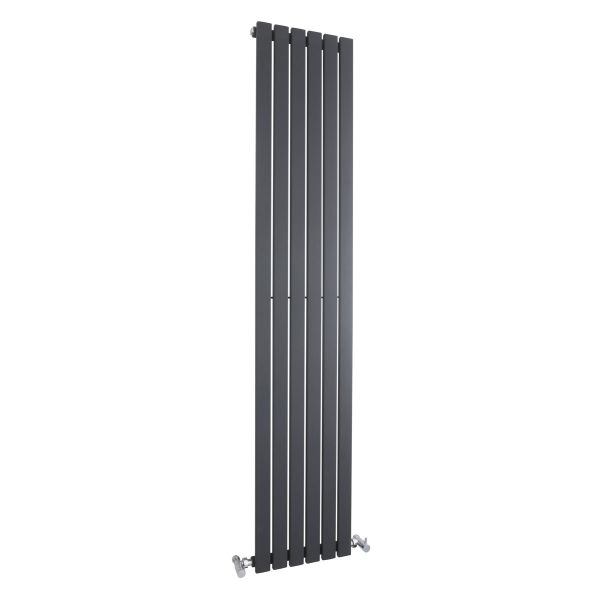 Single Panel Designer Radiator - Hudson Reed HLA72 Anthracite, Anthracite colour ,image 1