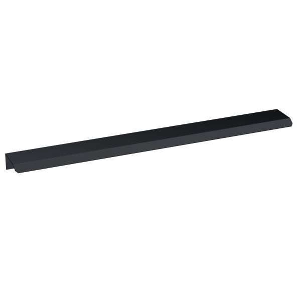 Finger Pull Handle 300mm - Hudson Reed H225 Black, Black colour ,image 1