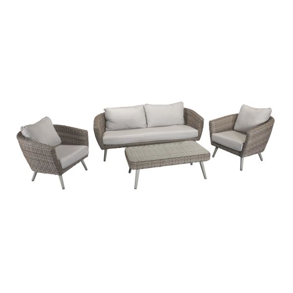 Danielle 5 Seat Sofa Set, Grey colour ,image 1