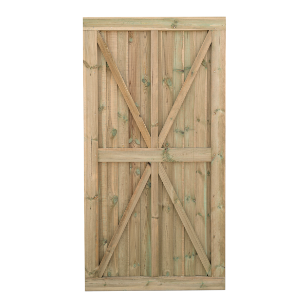 Featheredge Gate 1.8m Green