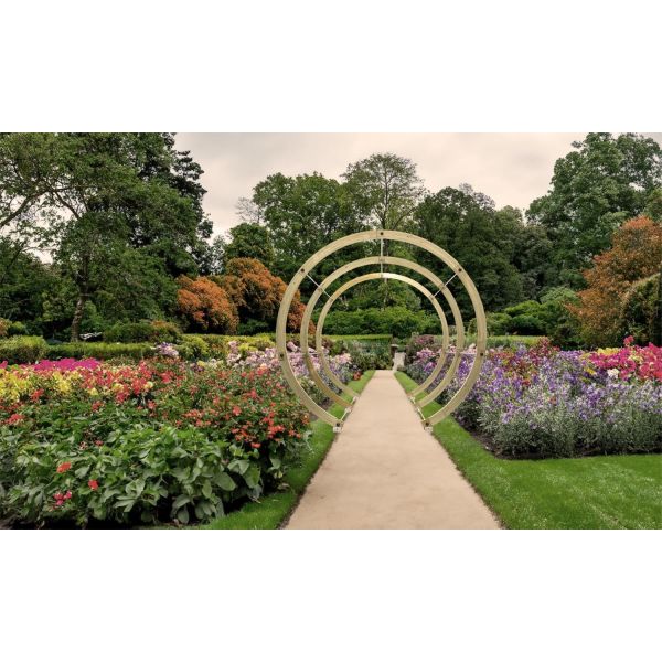 Flower Walk Arch, Brown colour ,image 1