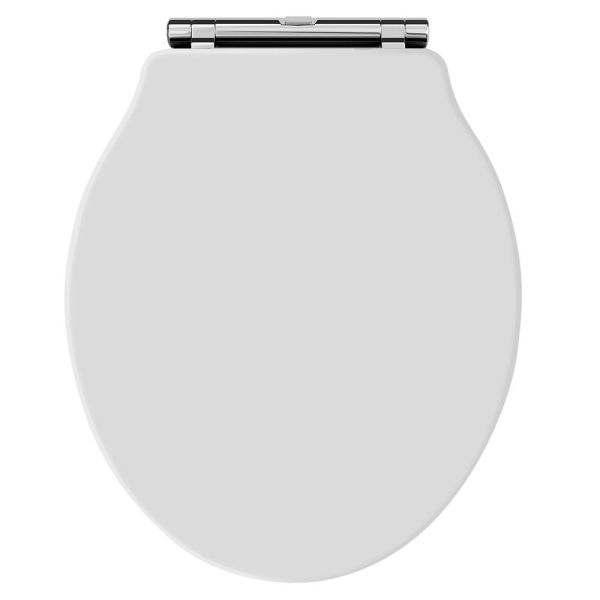 Chancery Toilet Seat - Hudson Reed NLS198 White, White colour ,image 1