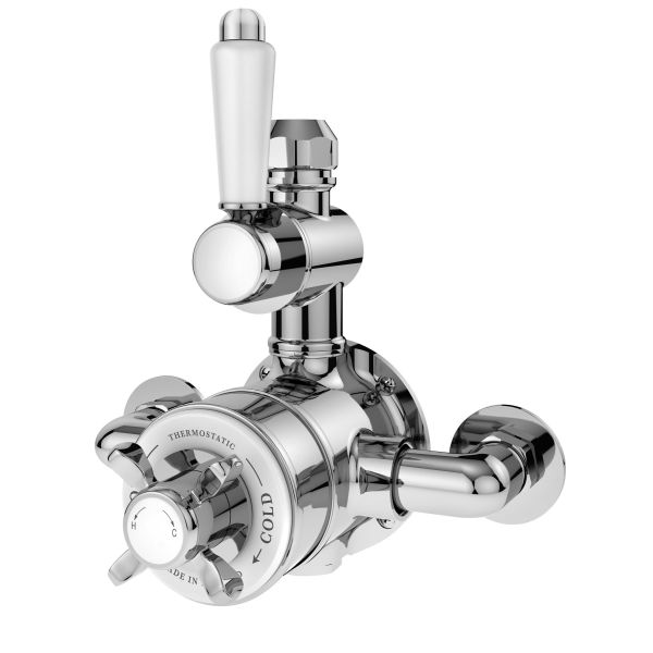 Twin exposed valve - Nuie SELTW01E Chrome, Chrome colour ,image 1