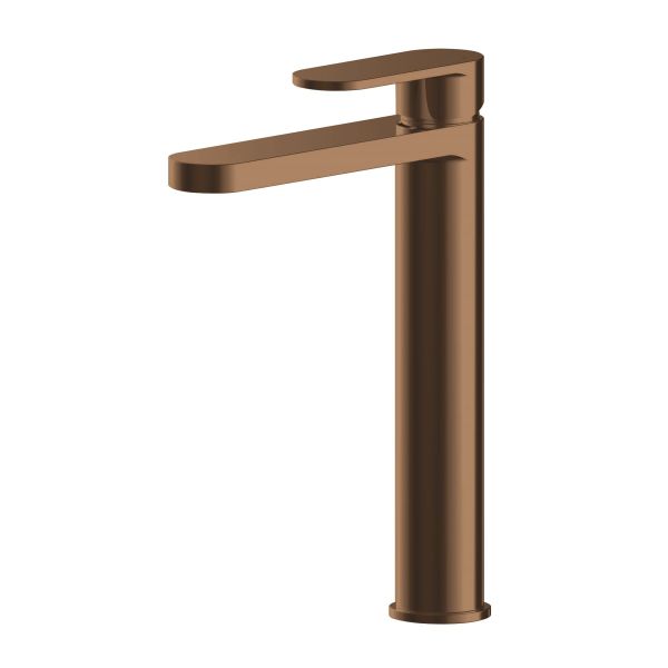 High Rise Mono Basin Mixer - Nuie BIN1570 Brass, Brass colour ,image 1