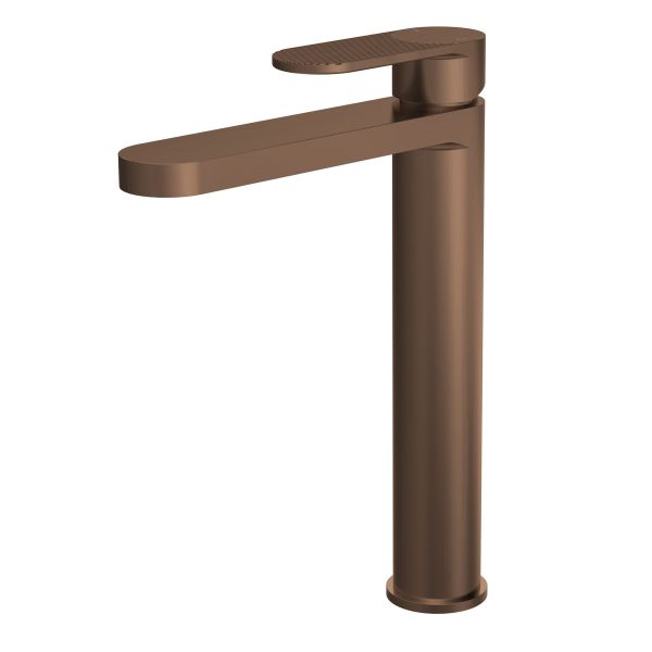 High Rise Mono Basin Mixer - Nuie BIN1570F Brass, Brass colour ,image 1