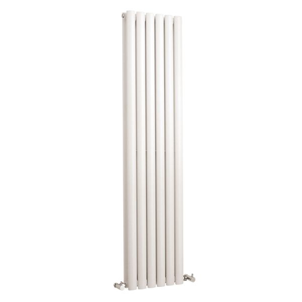 Double Panel Designer Radiator - Hudson Reed HL368 White, White colour ,image 1
