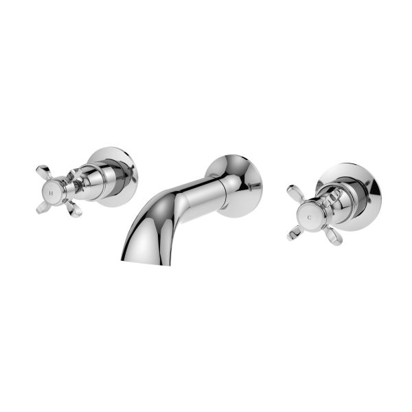 3th wall bath filler - Nuie SEL309DX Chrome, Chrome colour ,image 1