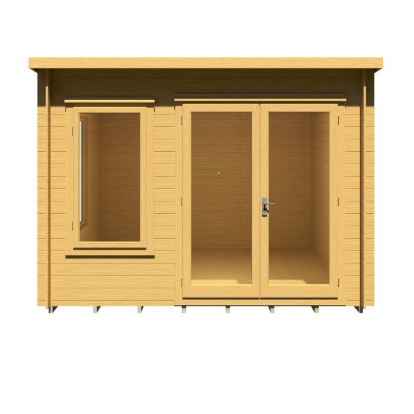 Emneth 10 x 10 Log Cabin, Brown colour ,image 1