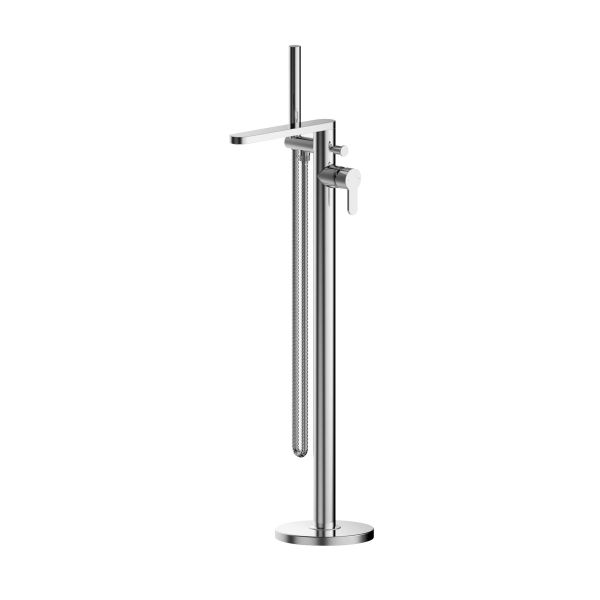 Freestanding Bath Shower Mixer - Nuie ARV321 Chrome, Chrome colour ,image 1